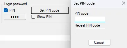 Screenshot: Settings Dialog