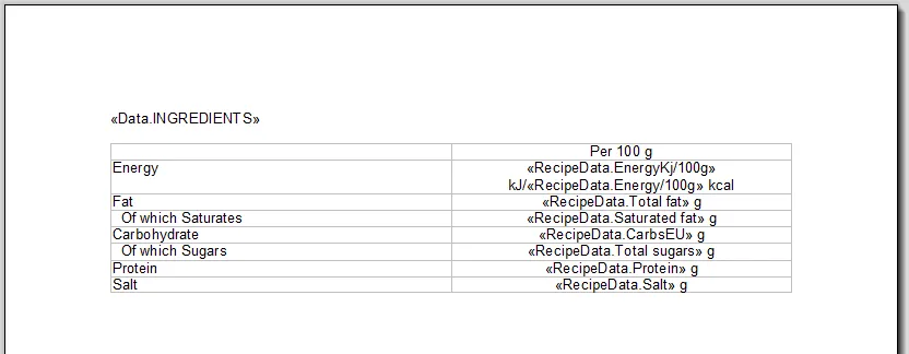Screenshot: Reports